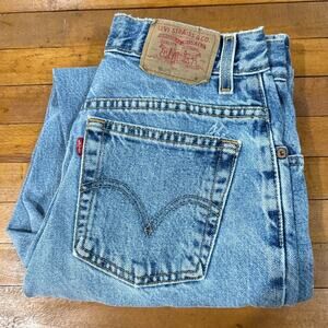 Levis 550 Classic Relaxed Vintage Faded Jeans 26x27" Size 8